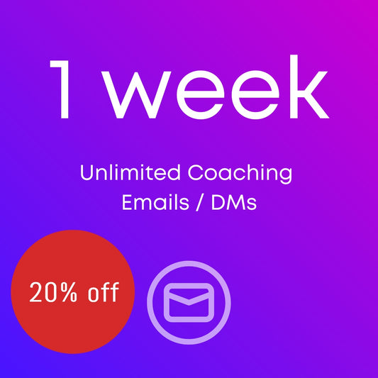 One week of unlimited coaching